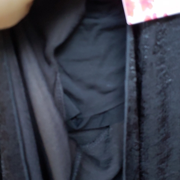 Lani California silky crinkle long slit pants NEW - Picture 7 of 8